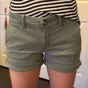 Green shorts